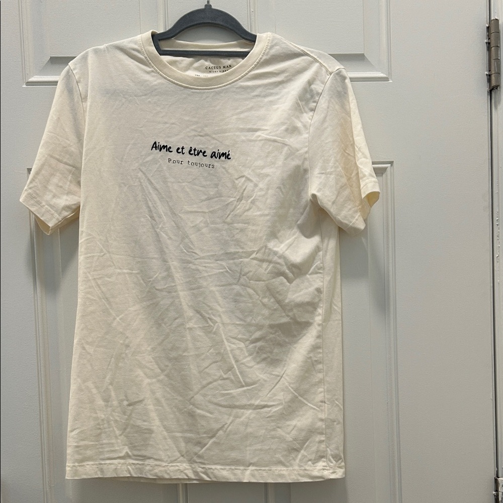 Cactus Off-White Short Sleeve Tee